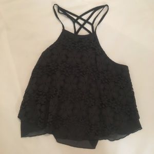 Dark Navy Tank from Hollister size Medium